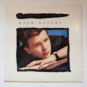 SOLD** Rick Astley Never Gonna Give You Up 12" inch vinyl remix